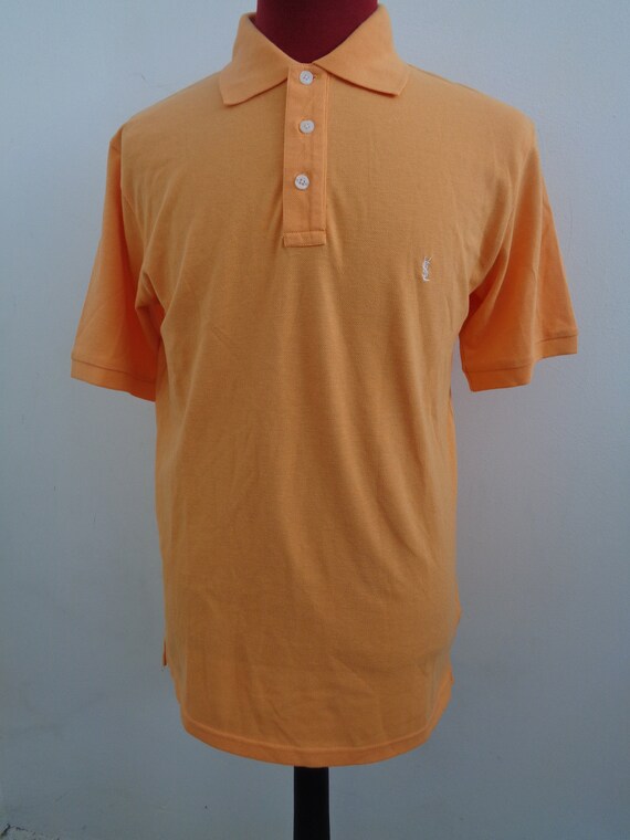 yves saint laurent orange shirt