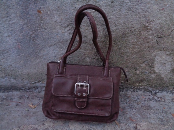 fossil vintage leather bag