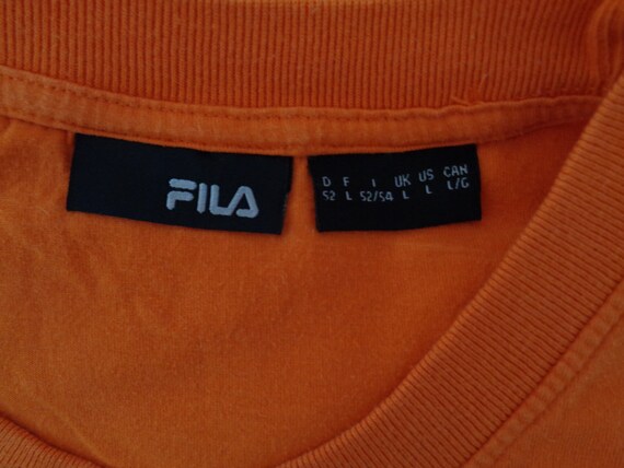T-shirt FILA Orange T-shirt FILA Sports 