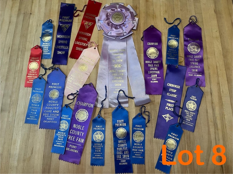 Vintage State Fair Ribbons: 1980s Ephemera, Scrapbooking Supplies - Etsy