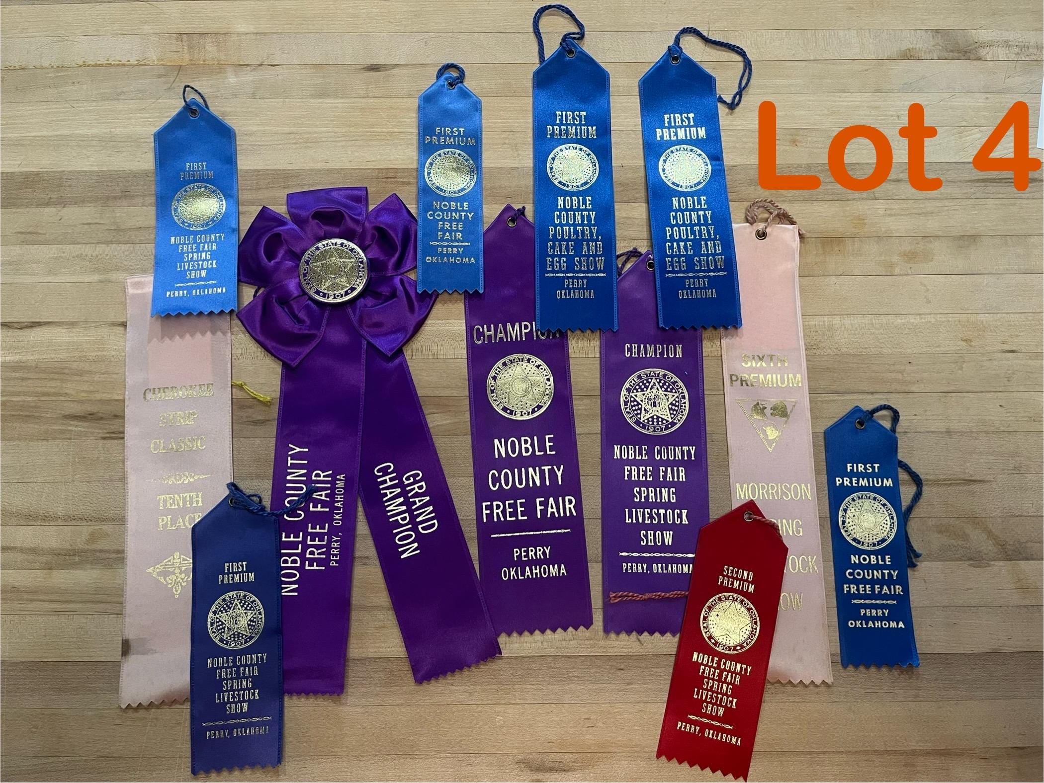 Vintage State Fair Ribbons: 1980s Ephemera, Scrapbooking Supplies - Etsy