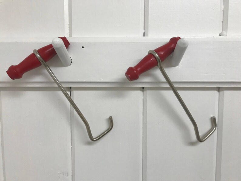Vintage Boot Pulls Red Handle Accessories Image 0