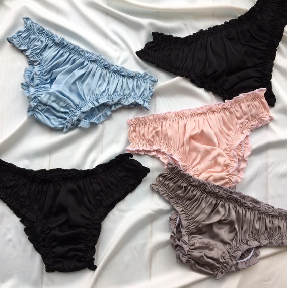 frilly silk knickers