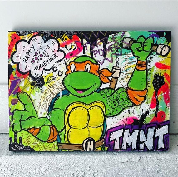 Teenage Mutant Ninja Turtles Michelangelo Turtle Wall - Teenage Mutant Ninja Turtles Wall Decor Teenage Mutant Ninja Turtles Michelangelo Turtle Wall - Teenage Mutant Ninja Turtles Wall Decor