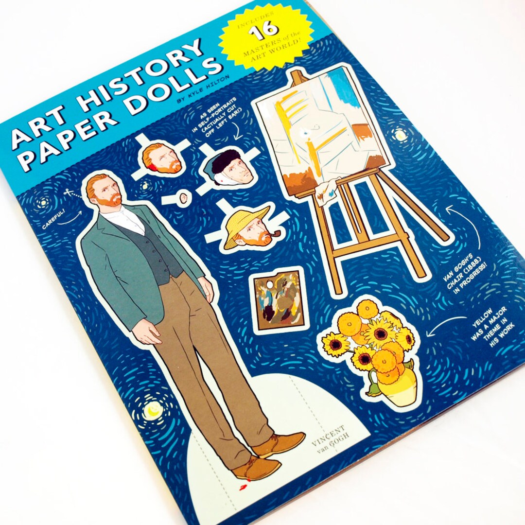 Art History Paper Dolls Etsy
