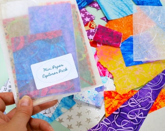 Mini Paper Explorer Pack pintado a mano