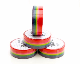 Rainbow Rayas Washi-Tape