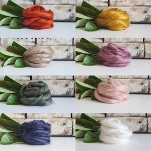 50g of Ramie Tops/Roving || Vegan || DHG Italy