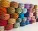 100g and 200g Macrame Cotton Cakes || 4mm coloured single twist cord 