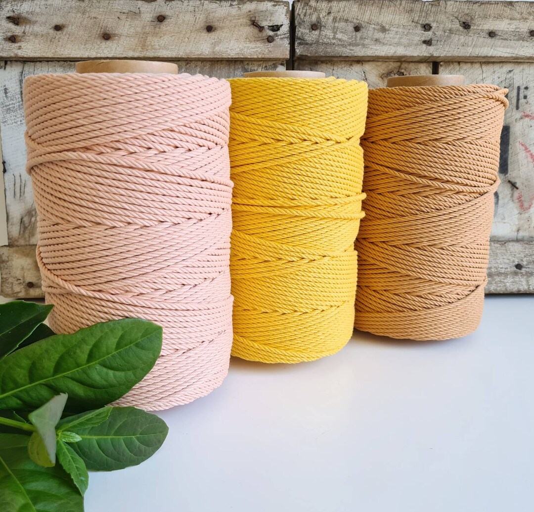 Australian Made Coloured Macrame Rope 1kg 4mm 4 Ply Rope - Etsy Australia