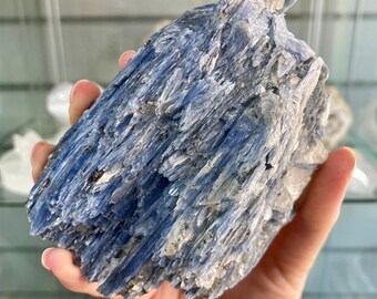 Raw Kyanite Crystal | Natural Unpolished Stone for Energy Alignment, Chakra Healing, Meditation