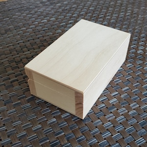 Unfinished Wooden Box, Unpainted Wooden Box, Wooden Storage Box, Wooden jewelery box, Decoupage box