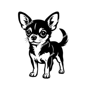 Chihuahua PNG, SVG, DXF,  clipart,  silhouette