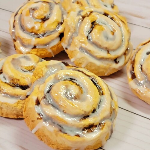 Zero Calorie Faux Cinnamon Rolls New Jumbo Size Set of 2 Etsy