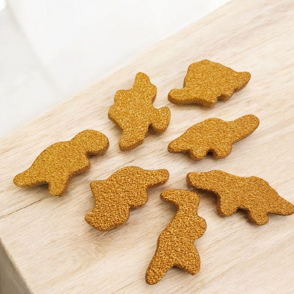 dinosaur nugget fridge magnets