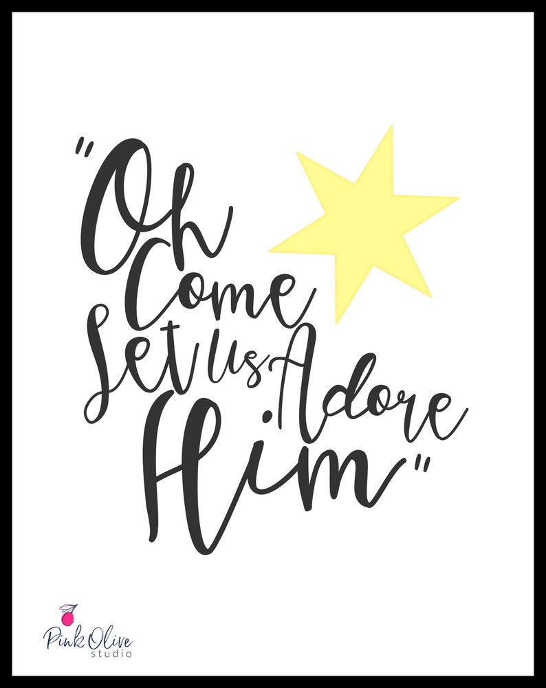 Christian SVG, Christian Wall Decor, Christmas Wall Art Etsy