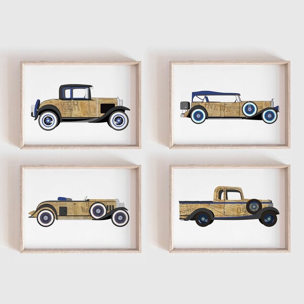 Antique Car Decor Etsy