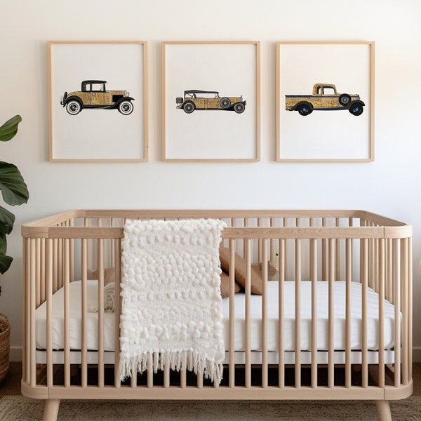 Antique Car Room Decor Etsy