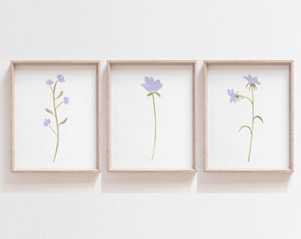 lavender wall art for nursery