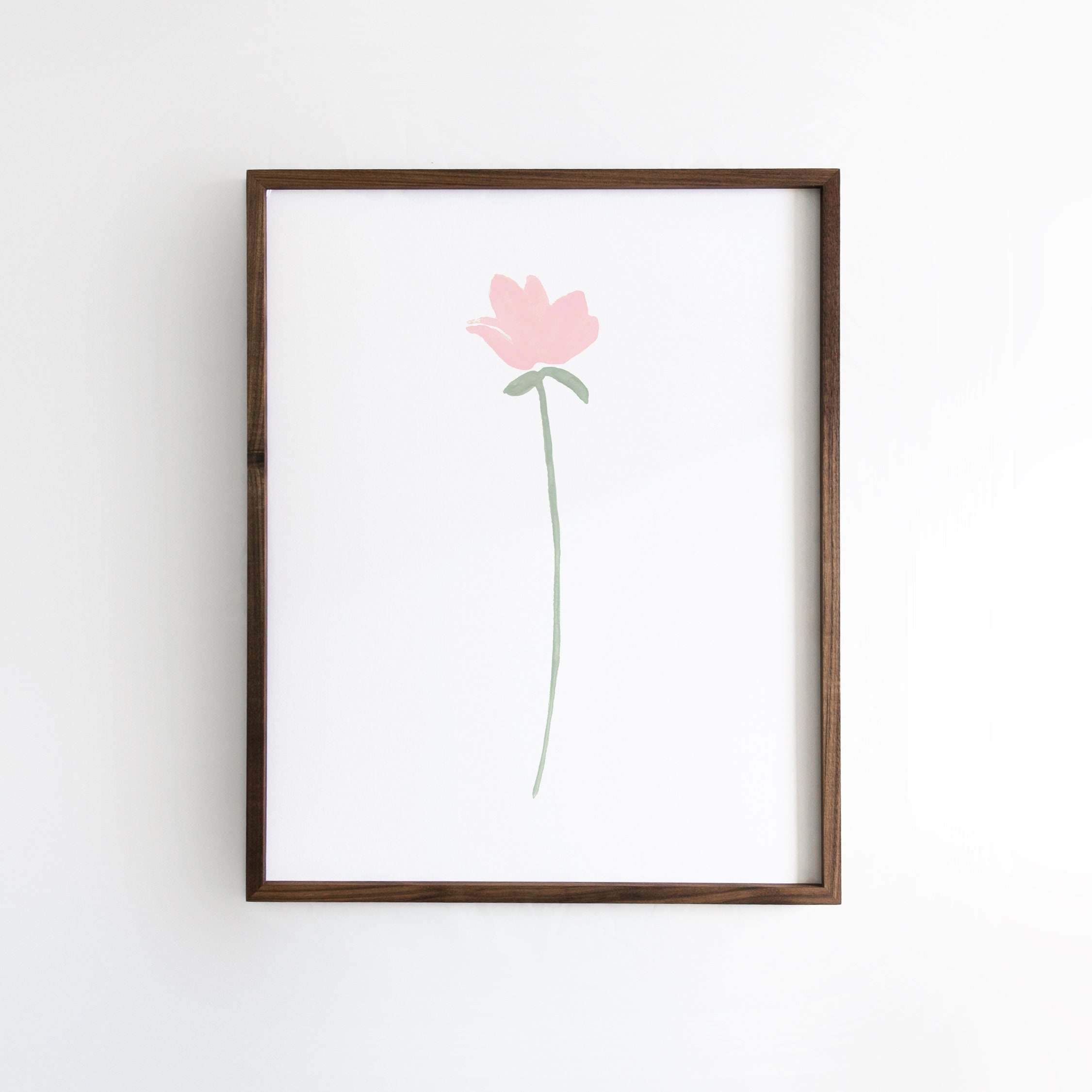 Watercolor Flowers | Pink Nursery Decor | Baby Girl Nursery Floral Wall ...