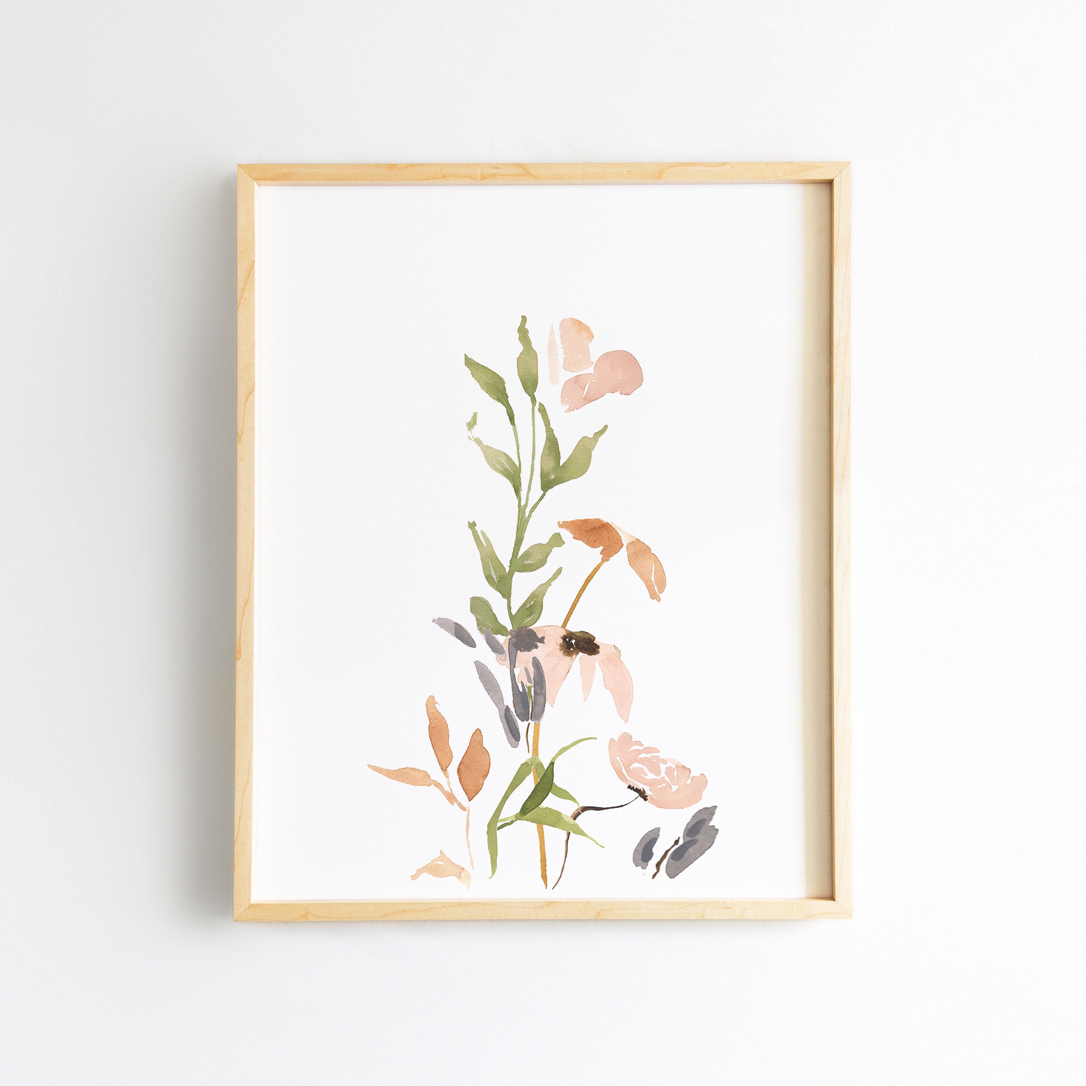 Floral Nursery Decor, Wildflower Nursery Art, Watercolor Flowers, Baby ...