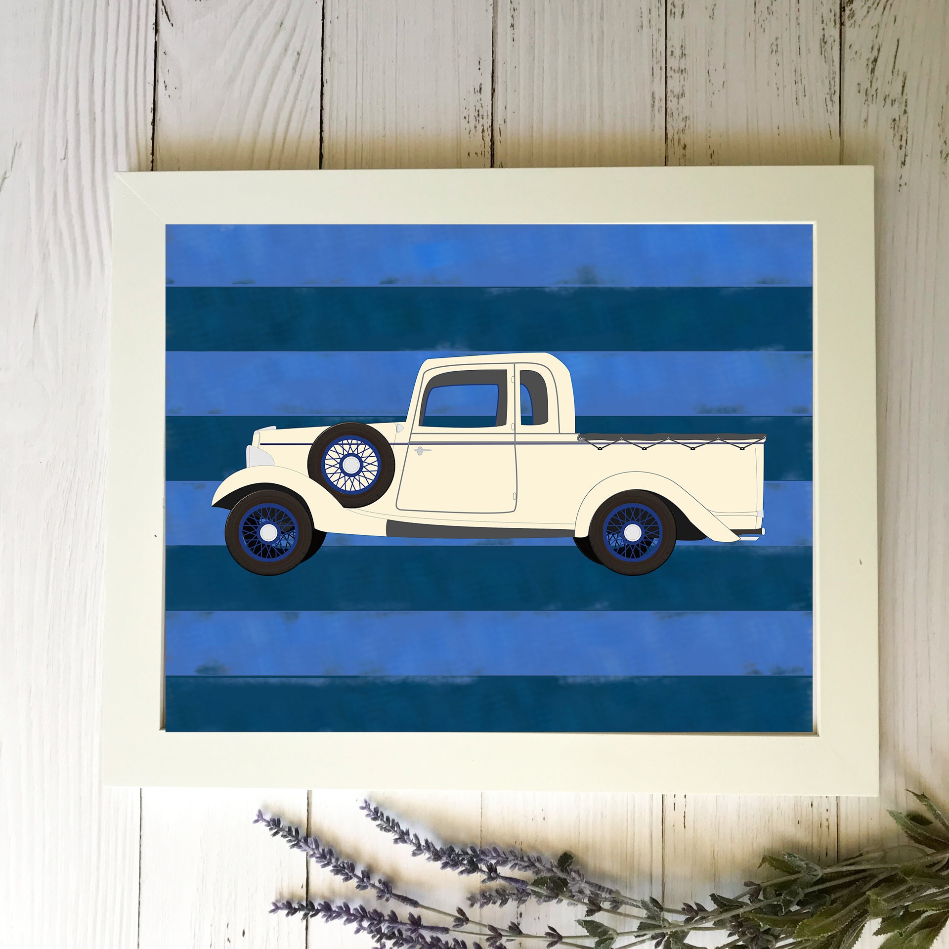 vintage car prints nursery