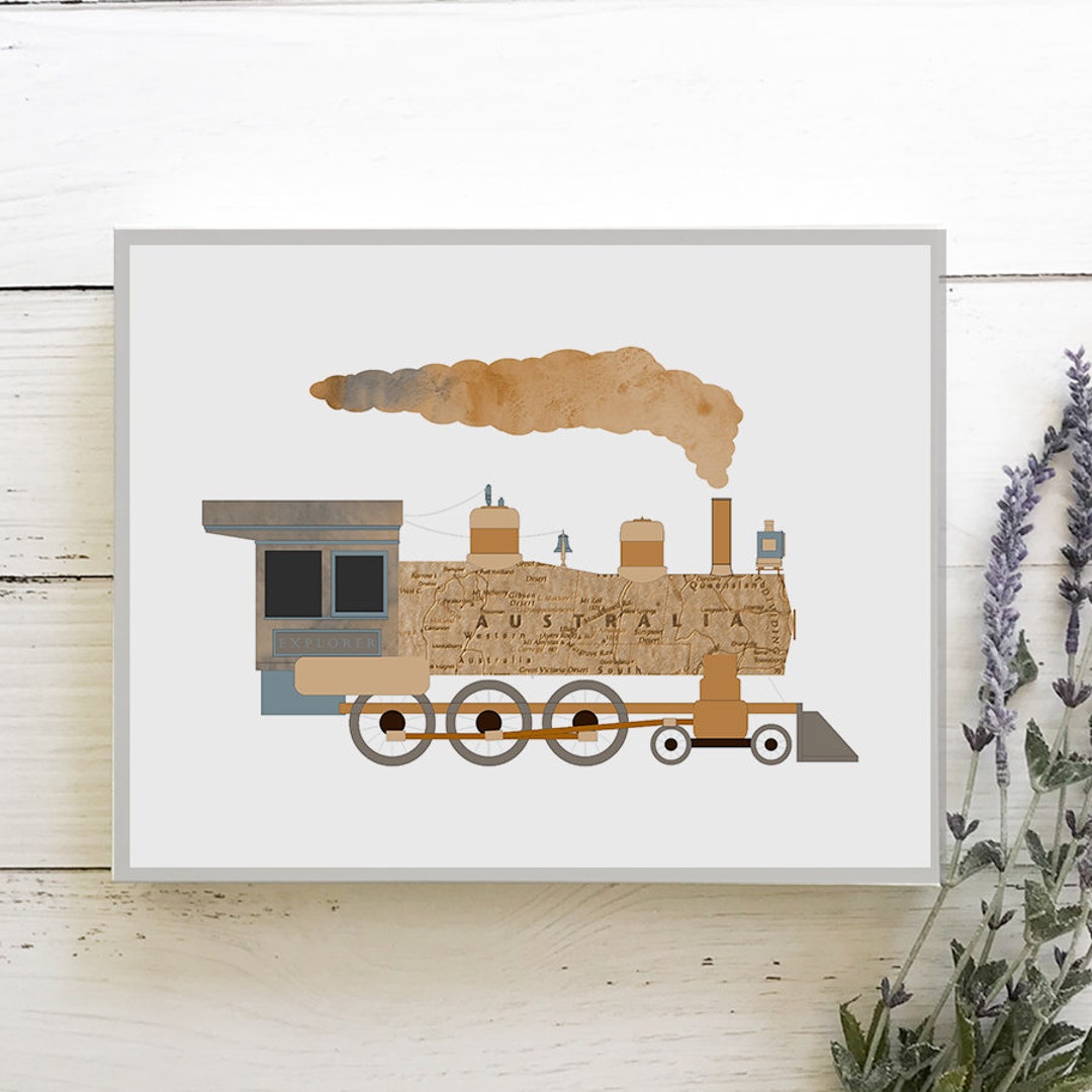 Travel Nursery Print Adventure Nursery Explorer Map Print - Etsy