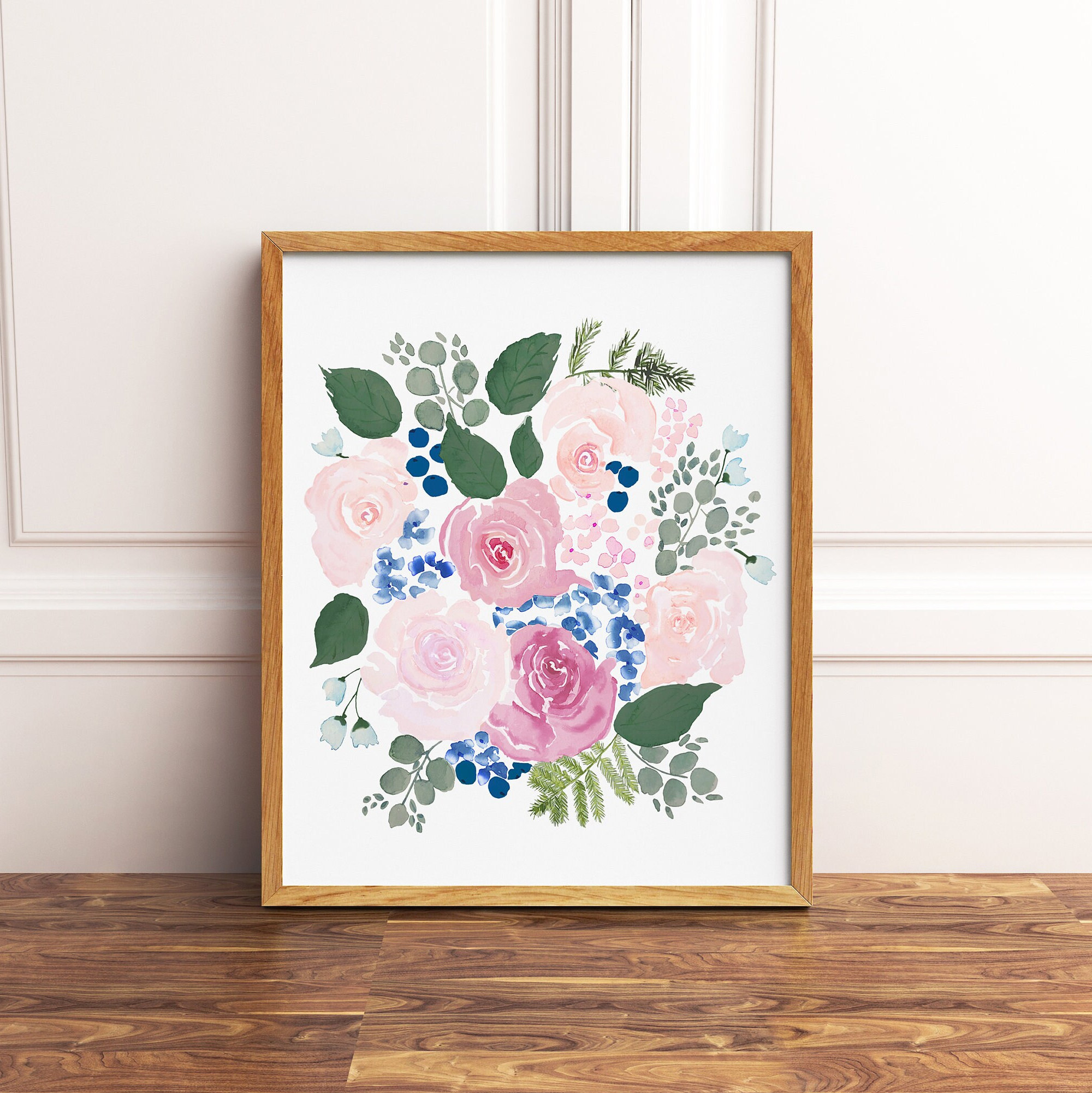 Baby Girl Nursery Decor, Floral Nursery Wall Decor, Floral Wall Art ...