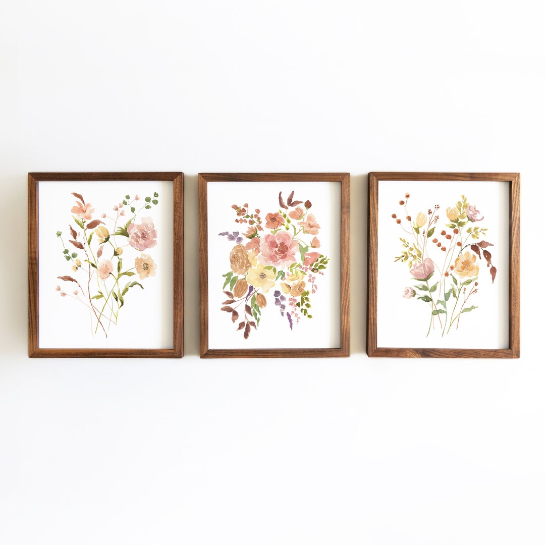 Baby Girl Nursery Wall Decor Floral Nursery Print Floral Wall Art ...