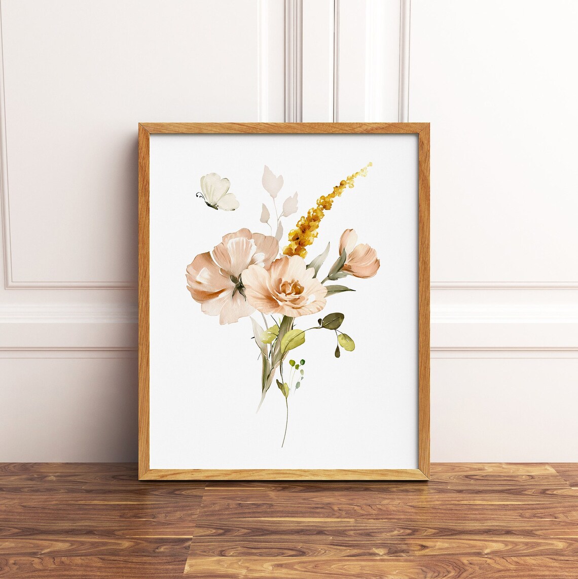 Baby Girl Nursery Wall Decor Floral Nursery Print Floral Etsy