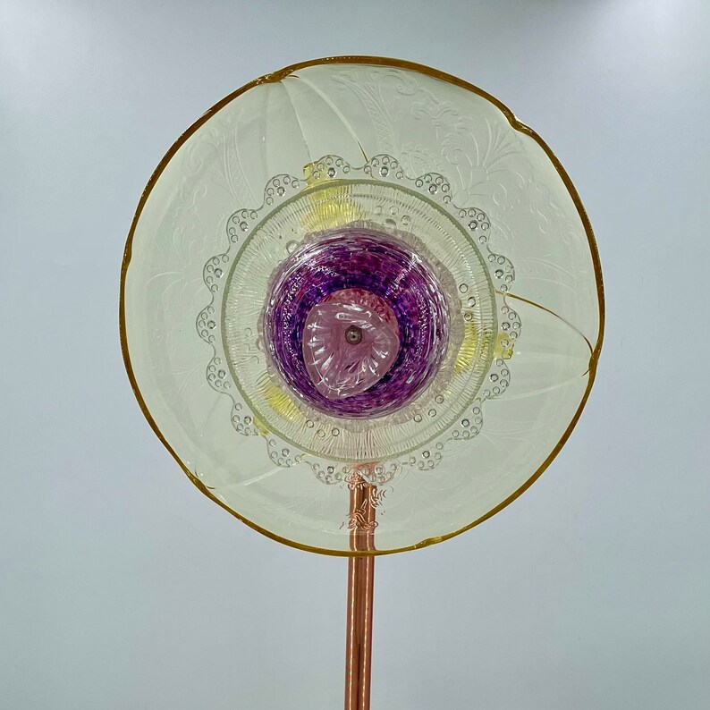 Unique Handmade Garden Art Created From Copper and Vintage Etsy