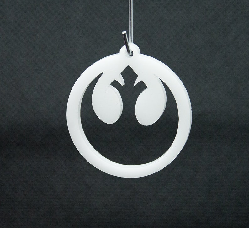 Star Wars Inspired Laser Cut Jewelry Pendant