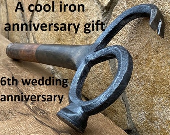 Claw hammer, hammer, 6th anniversary, iron gift, gift for men, tool, mens gift, anniversary gift, 6 year anniversary, iron gift for him