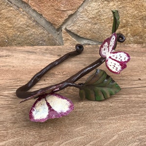 Curtain holdback, curtain tiebacks, iron gifts, curtain tie backs, butterfly decor,iron gift for her,curtains,window decor,curtains tiebacks