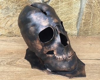 Porta ascia, supporto per ascia, ascia vichinga, ascia Leviatano, regali da uomo, Natale, teschio di ferro, ascia medievale, tomahawk, regalo per lui, regali per gli uomini