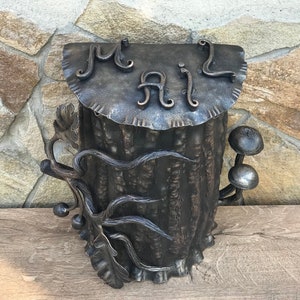 Mail box, mailbox, locking mailbox, mail boxes, postbox, post box, iron gift, iron anniversary, post box outdoor,mail box post, garden decor