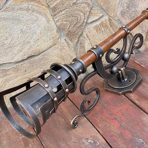 Wall sconce, viking, castle, medieval, Middle Ages, birthday, new home, 6th anniversary, anniversary gift, wall lamp, medieval sconce, lamp