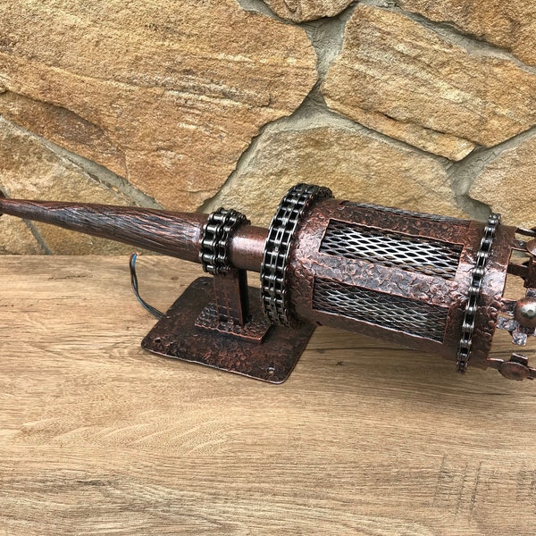 Steampunk sconce, wall sconce, industrial sconce, industrial sconce light, recycled light fixture, steampunk lamp, steampunk light, cross