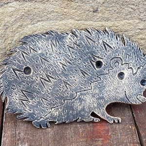 Animal cutout, hedgehog, animal, metal cutout, cutout, metal plaque, forest decor, metal artwork, cartoon, metal decor, kids toy, kids room