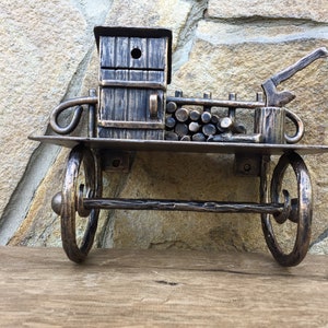 TP holder, toilet paper rack, toilet paper holder, toilet roll holder, TP rack, rustic tp holder, roll holder, metal sculpture, bath fixture