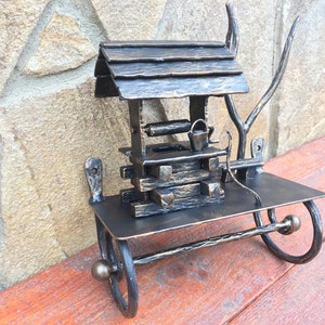 Toilet paper holder, toilet roll holder, TP holder, TP rack, toilet paper rack, rustic tp holder, roll holder, metal sculpture, bath fixture