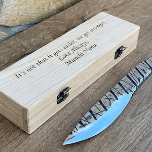 Steel anniversary gift for him, 11 year anniversary gift for him, kitchen knife, culinary knife, wedding anniversary gift, 11th anniversary