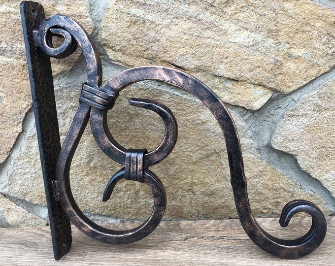 Iron anniversary gift for her, plant hook, plant hanger, plant holder, hanging plant, hanging planter, pot hook, flowerpot hanger,iron gifts