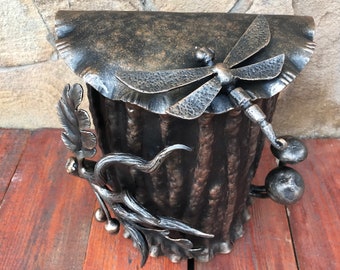 Wall mailbox, mailbox, locking mailbox, mail boxes, postbox, post box, dragonfly, oak, acorn, nature wall art, mail box post, forest decor