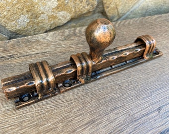 Door latch, shed latch, barn latch, finger latch, slide bolt door latch, door bolts, hand forged hardware, door lock , gate lock, shed lock