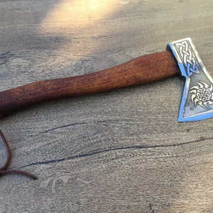 viking axe tomahawk throwing hatchet viking bearded axe etsy