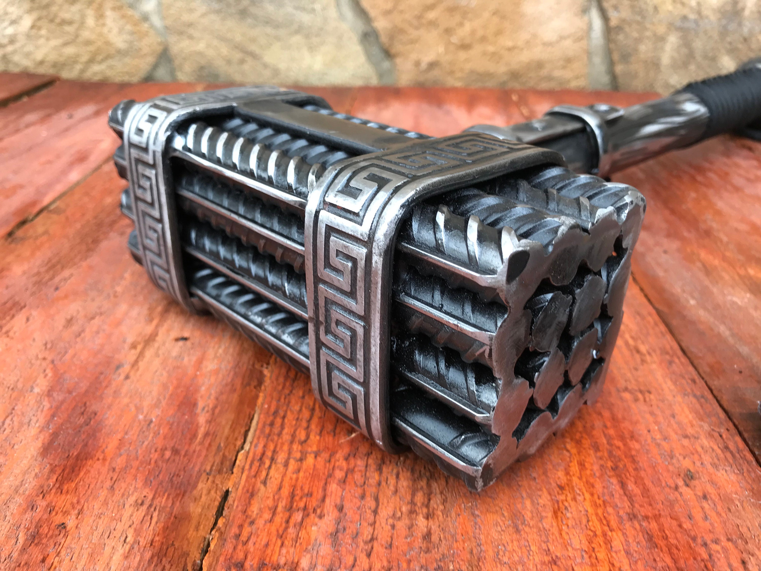 Hammer Unique Hammer Rebar Art Viking Tools Rebar Etsy UK