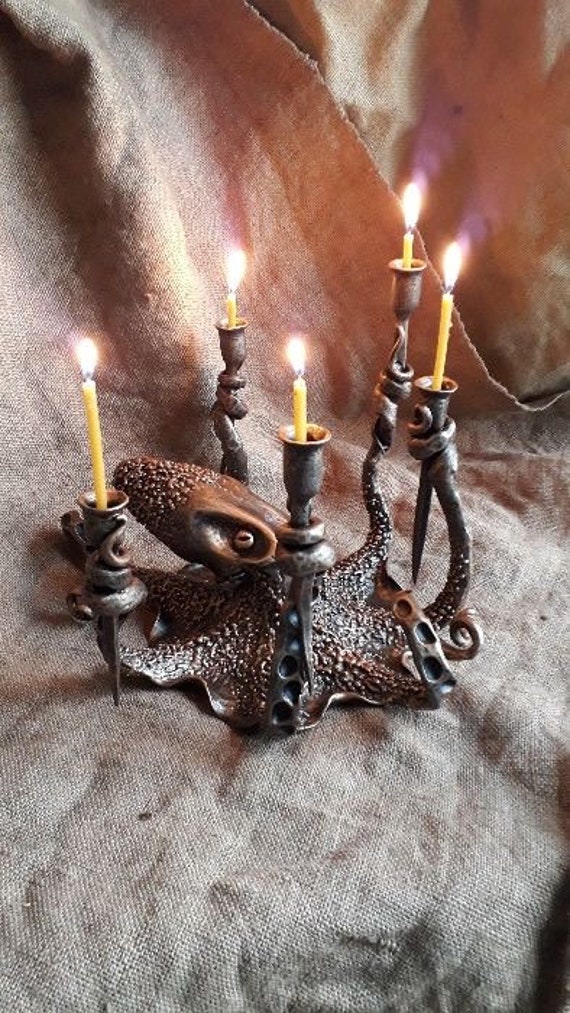Octopus Candle Holder Octopus Wedding Candle Holder Candle