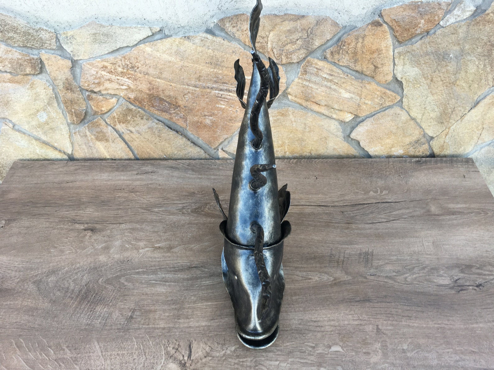Hand forged fish metal fish fish artwork custom fish fish | Etsy