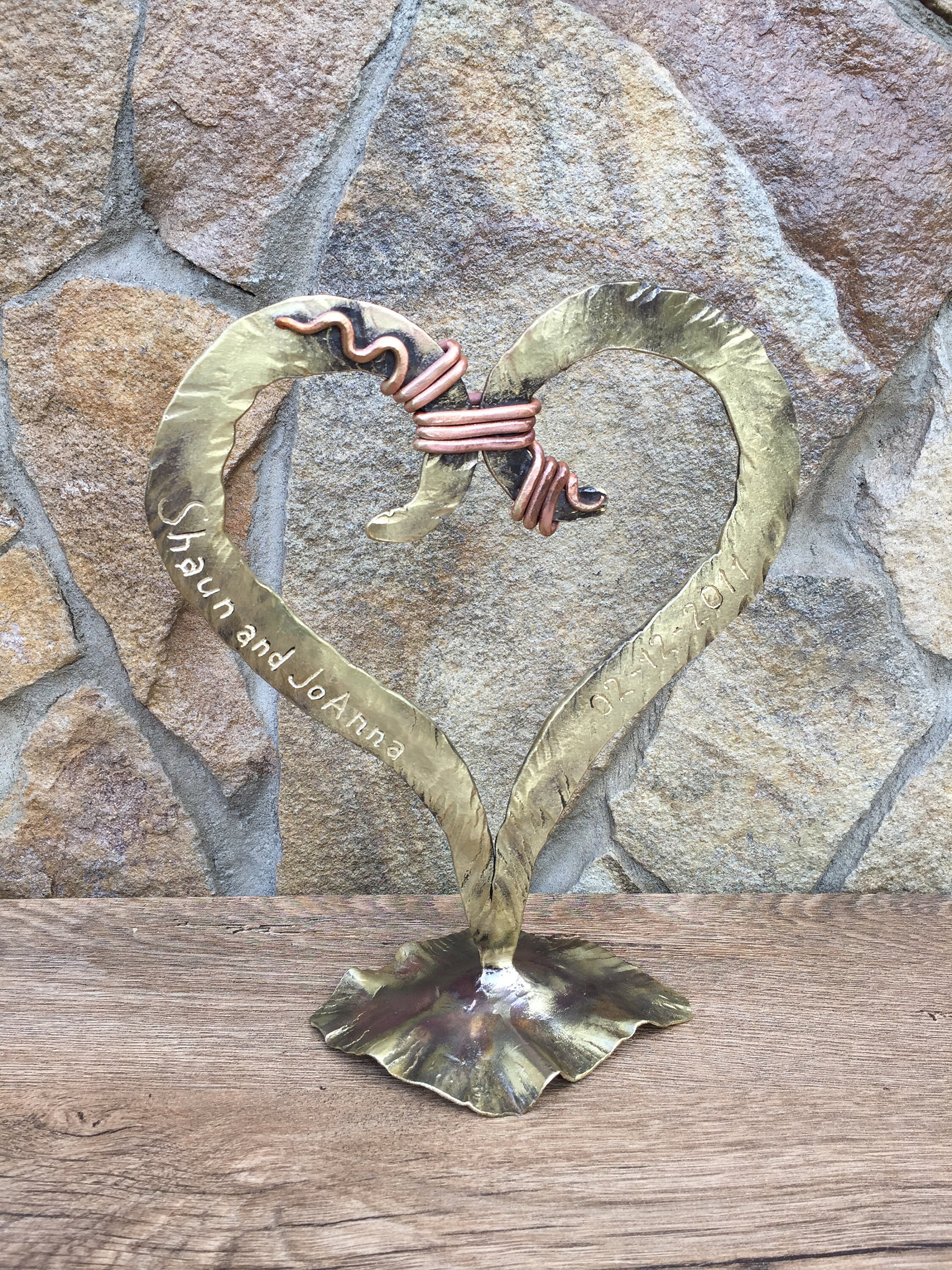 Bronze Gift Unique Wedding Gift Wedding Gifts 8th Etsy